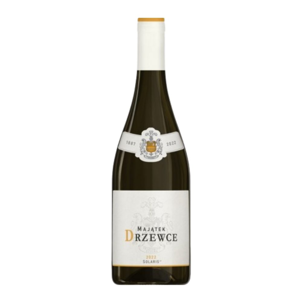 Wino Majątek Drzewce Solaris 9,5% białe wytrawne 750 ml