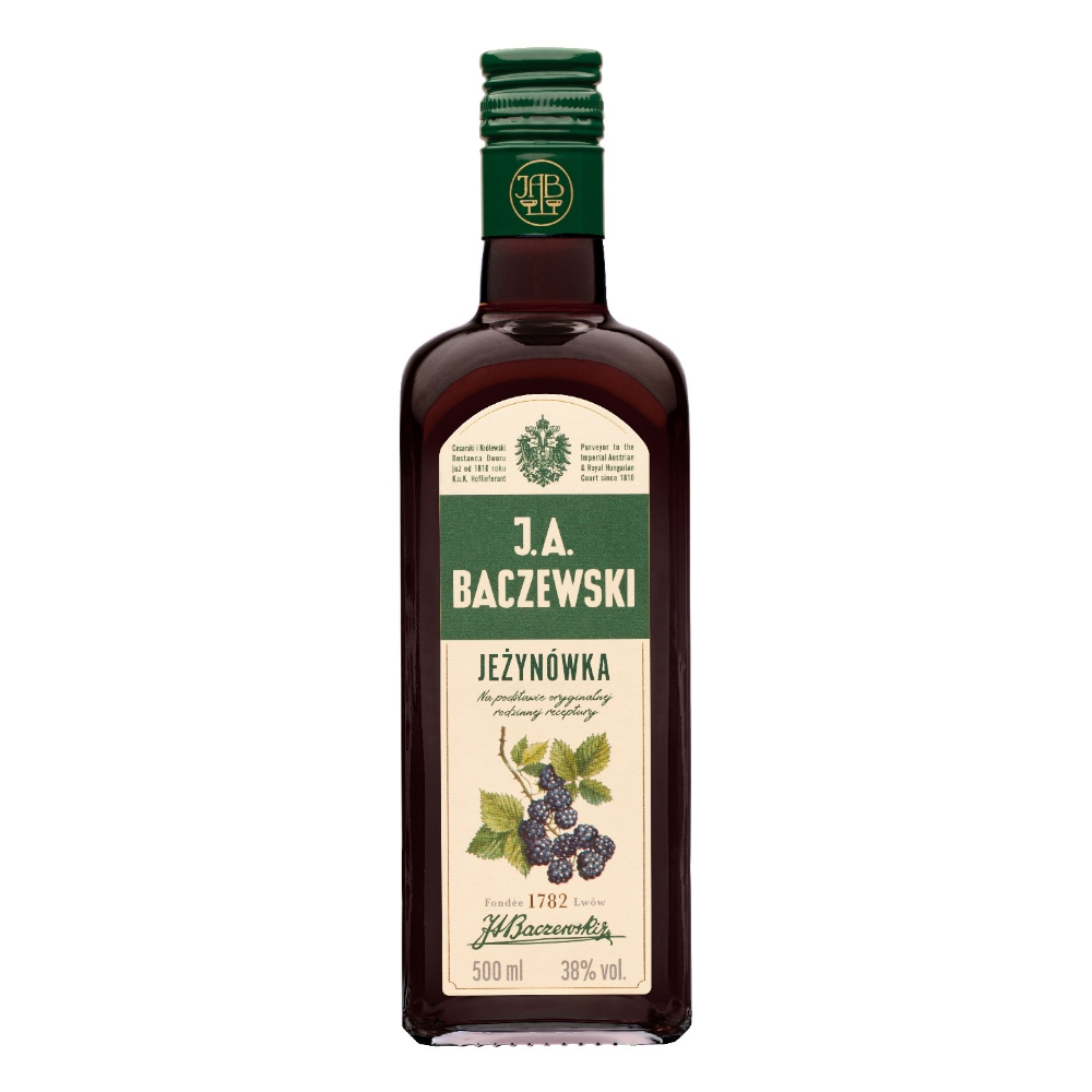 Wódka J.A. Baczewski Jeżynówka 38% 500 ml