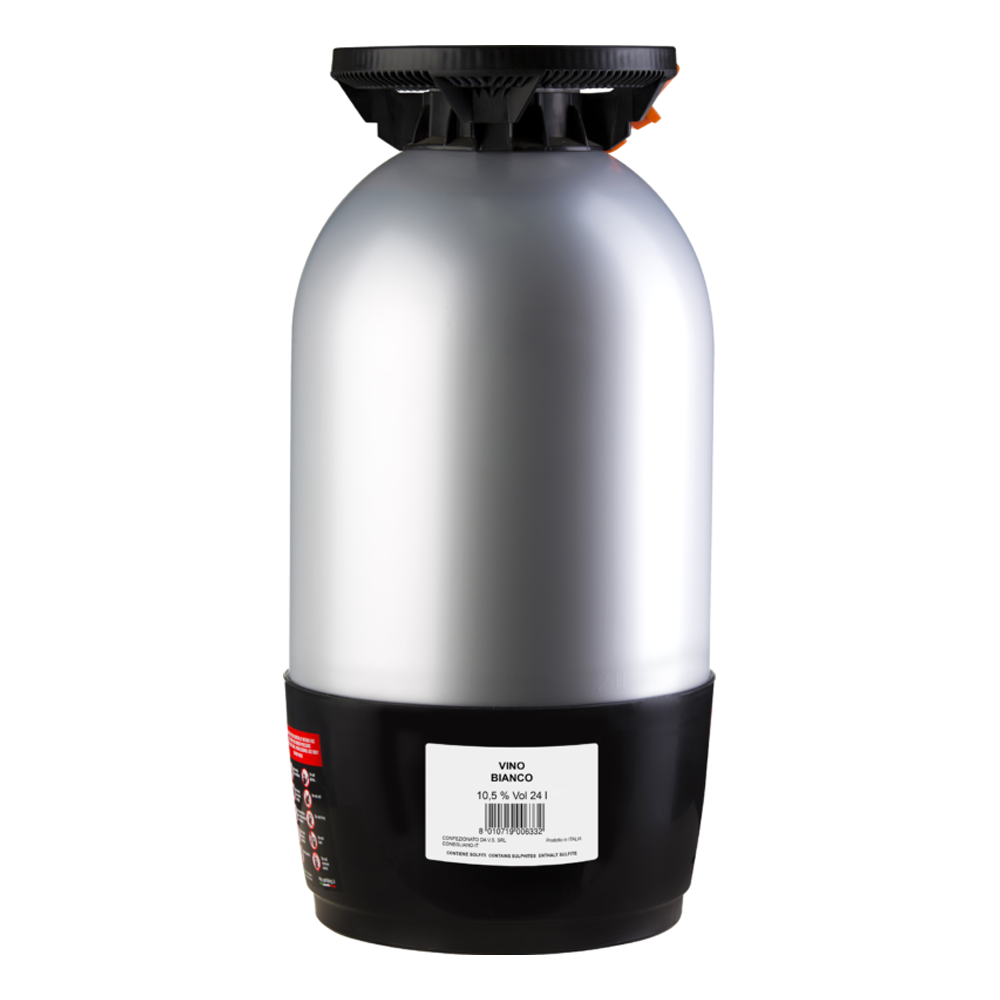 Wino Frizzante Bianco 10,5% białe półwytrawne 24 L keg