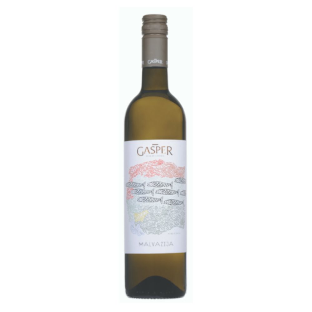 Wino Gasper Malvazija 13% białe wytrawne 750 ml