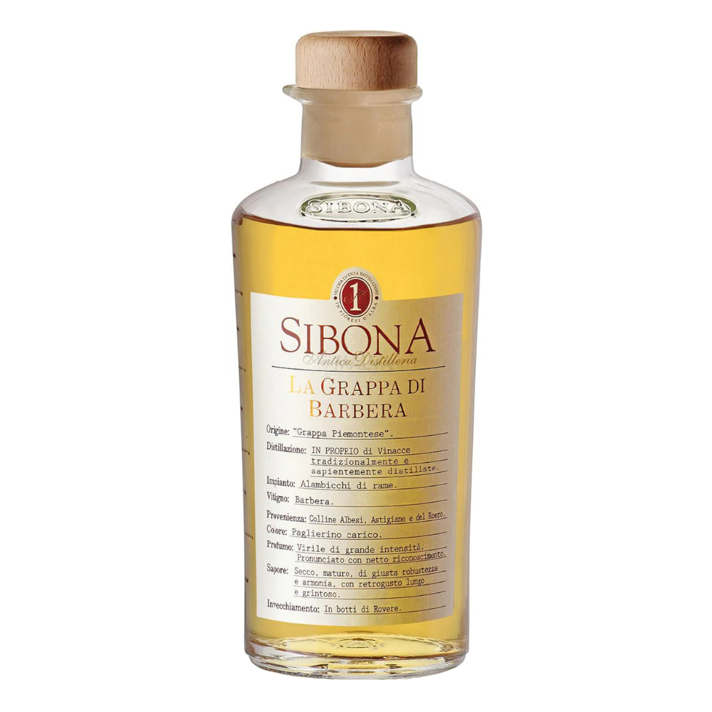 Grappa Sibona Di Barbera 40% 500 ml
