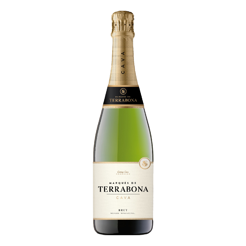 Wino Cava Marques de Terrabona brut 11,5% białe wytrawne 750 ml musujące
