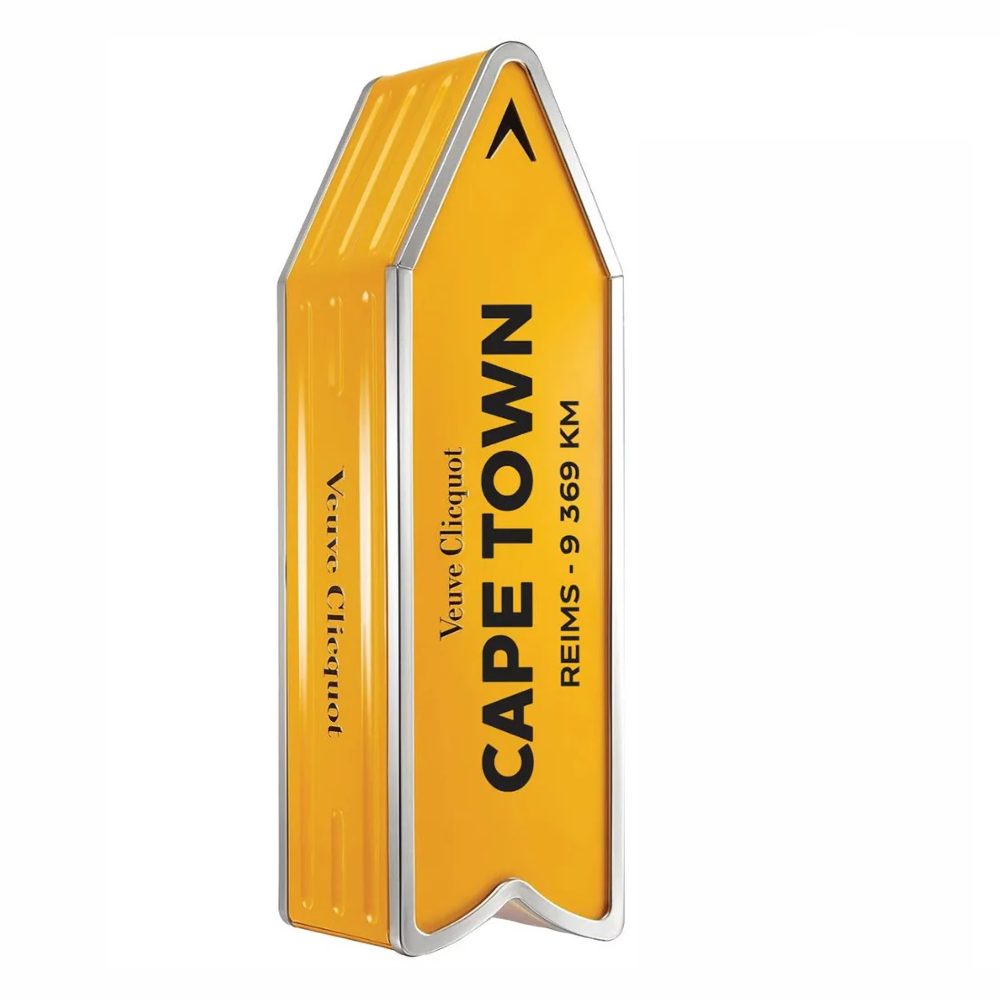 Szampan Veuve Clicquot Brut Arrow BOX Cape Town 12% biały wytrawny 750 ml